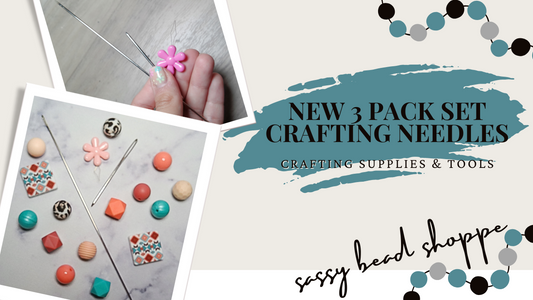 3 pack crafting needle set sassy bead shoppe 