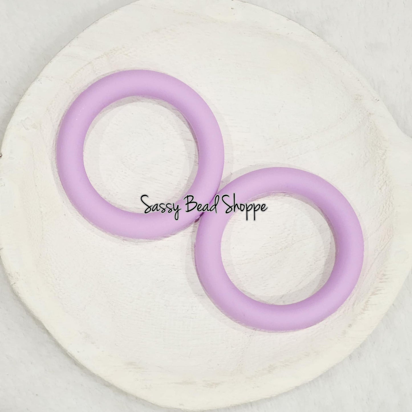 65mm Lavender Silicone Ring - Sassy Bead Shoppe