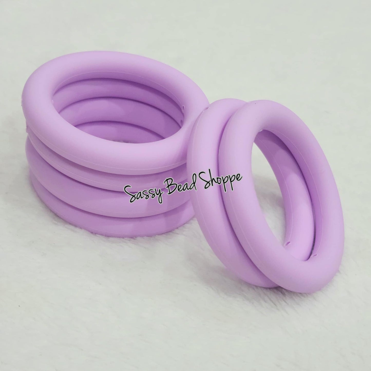 65mm Lavender Silicone Ring - Sassy Bead Shoppe
