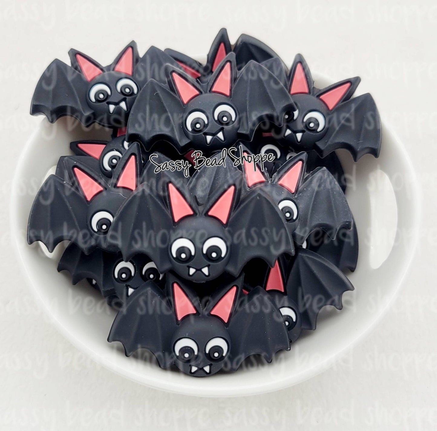 Black Bat Focal Beads - Sassy Bead Shoppe