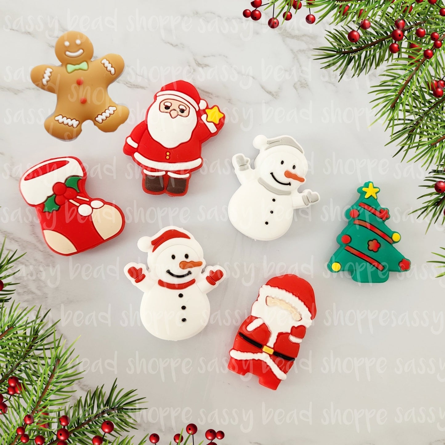 Christmas Tree Focal Bead - Sassy Bead Shoppe