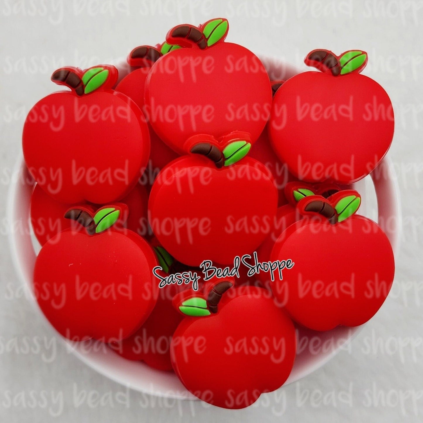 Apple Focal Beads - Sassy Bead Shoppe