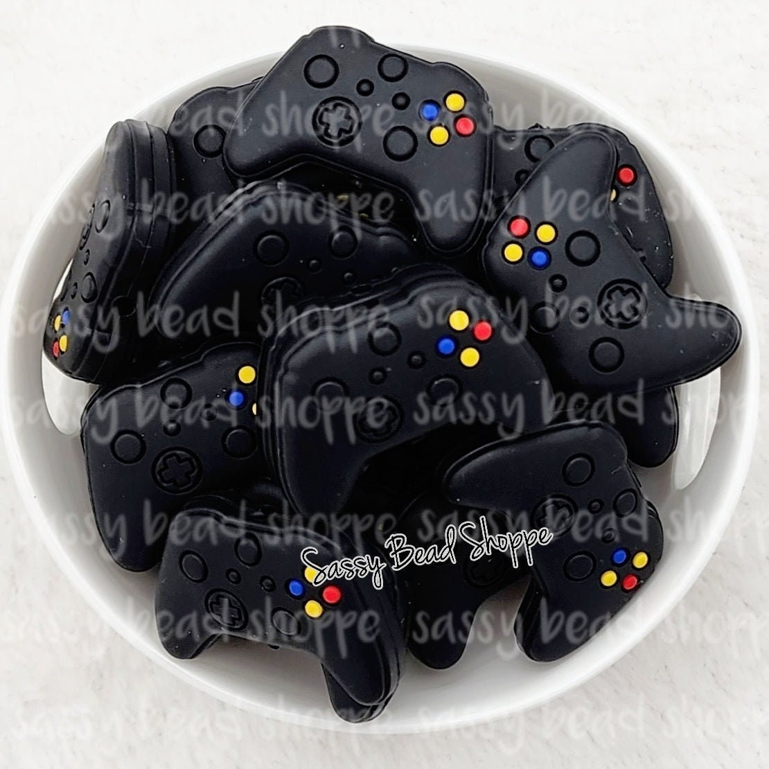 Sassy Bead Shoppe
Black Gaming Controller Focal Bead