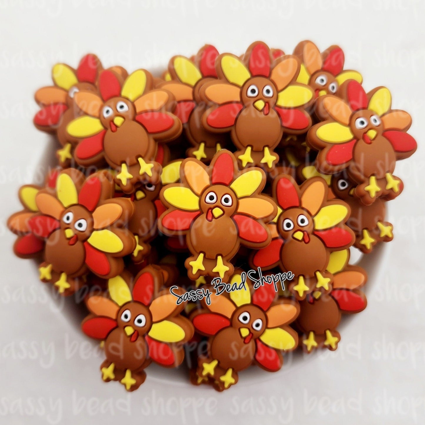 Turkey Focal Bead - Sassy Bead Shoppe