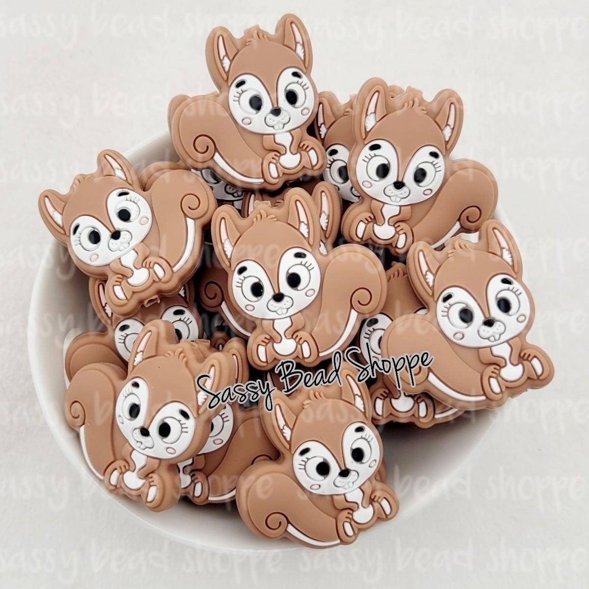 Brown Squirrel Beads - Sassy Bead Shoppe