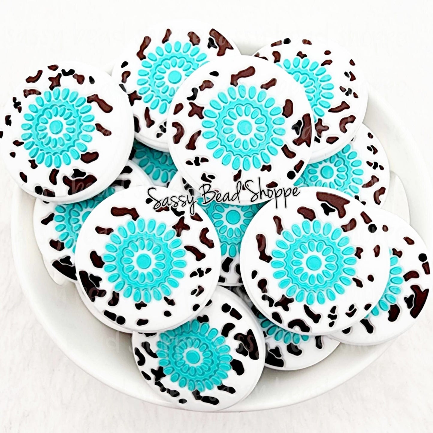 Sassy Bead Shoppe
White Turquoise Gem Focal Bead