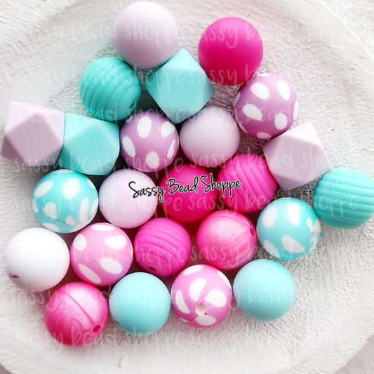 Summer Kiss Silicone Bead Mix