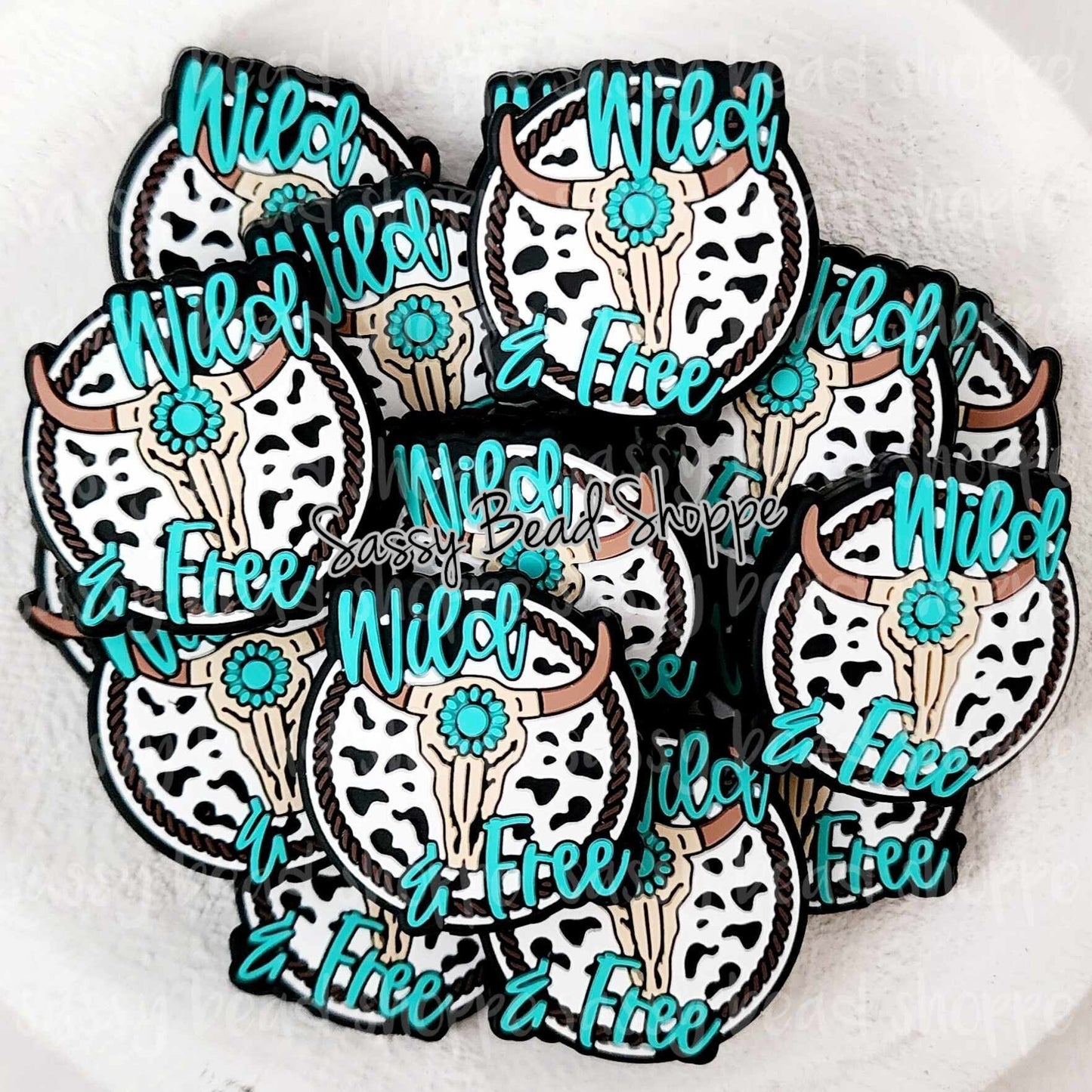 Wild & Free Skull Focal Beads - Sassy Bead Shoppe