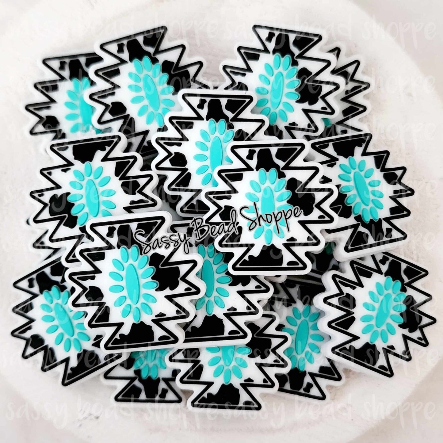 Aztec Gem Focal Beads - Sassy Bead Shoppe
