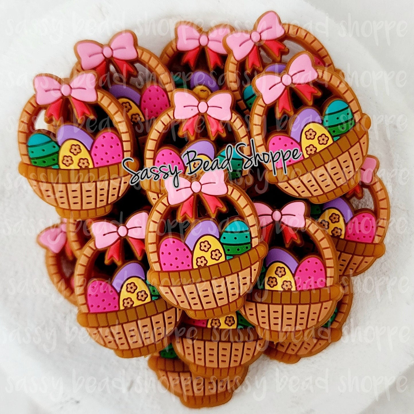 Easter Basket Focal Beads - Sassy Bead Shoppe