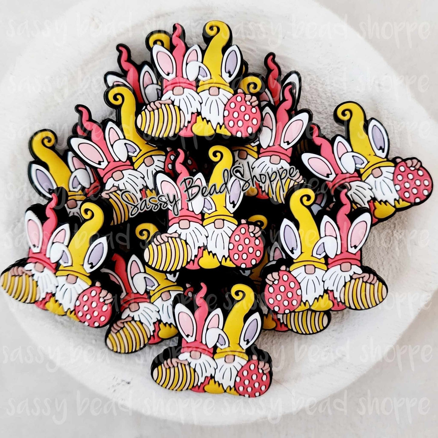 Easter Gnomes Focal Beads - Sassy Bead Shoppe
