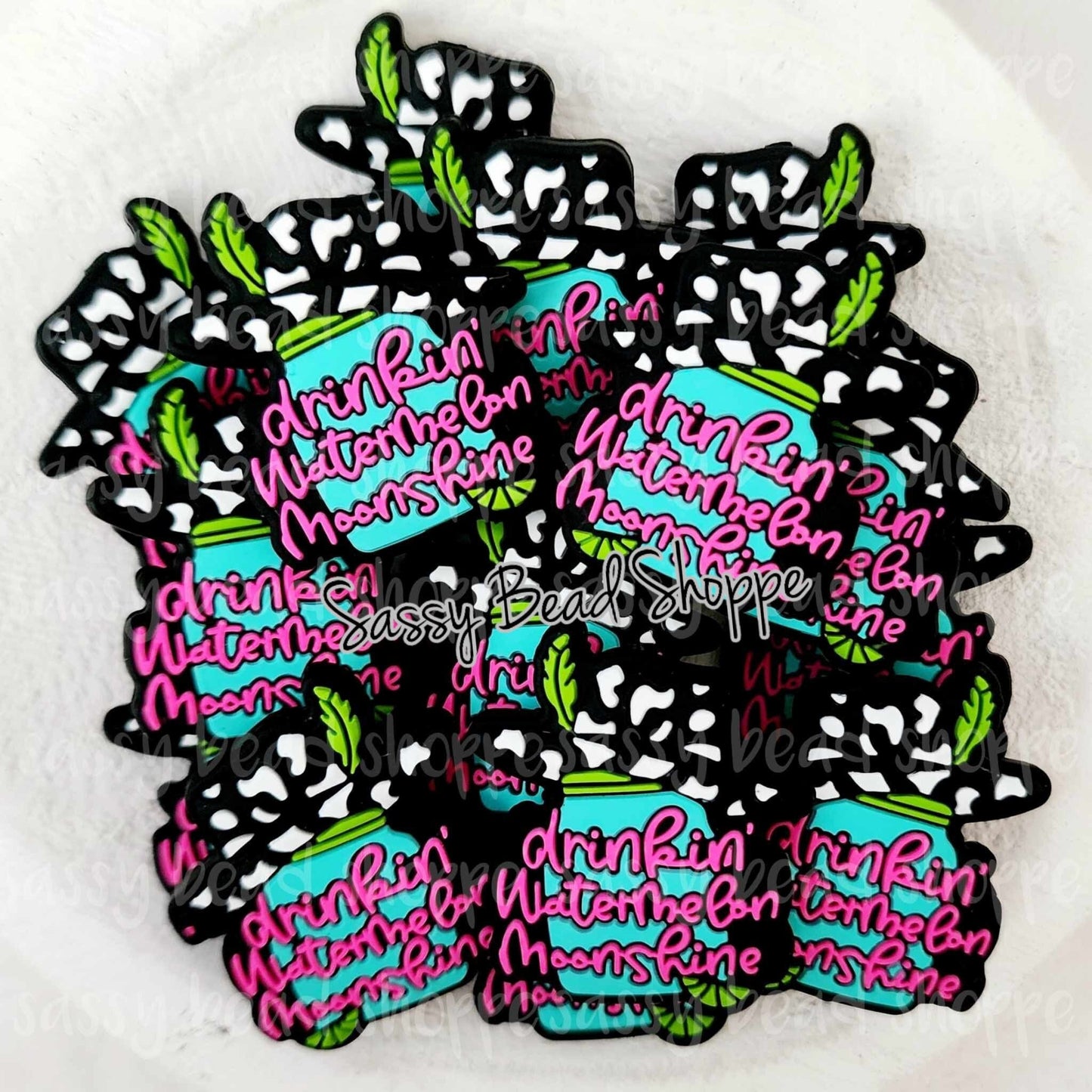 Drinkin Watermelon Focal Beads - Sassy Bead Shoppe