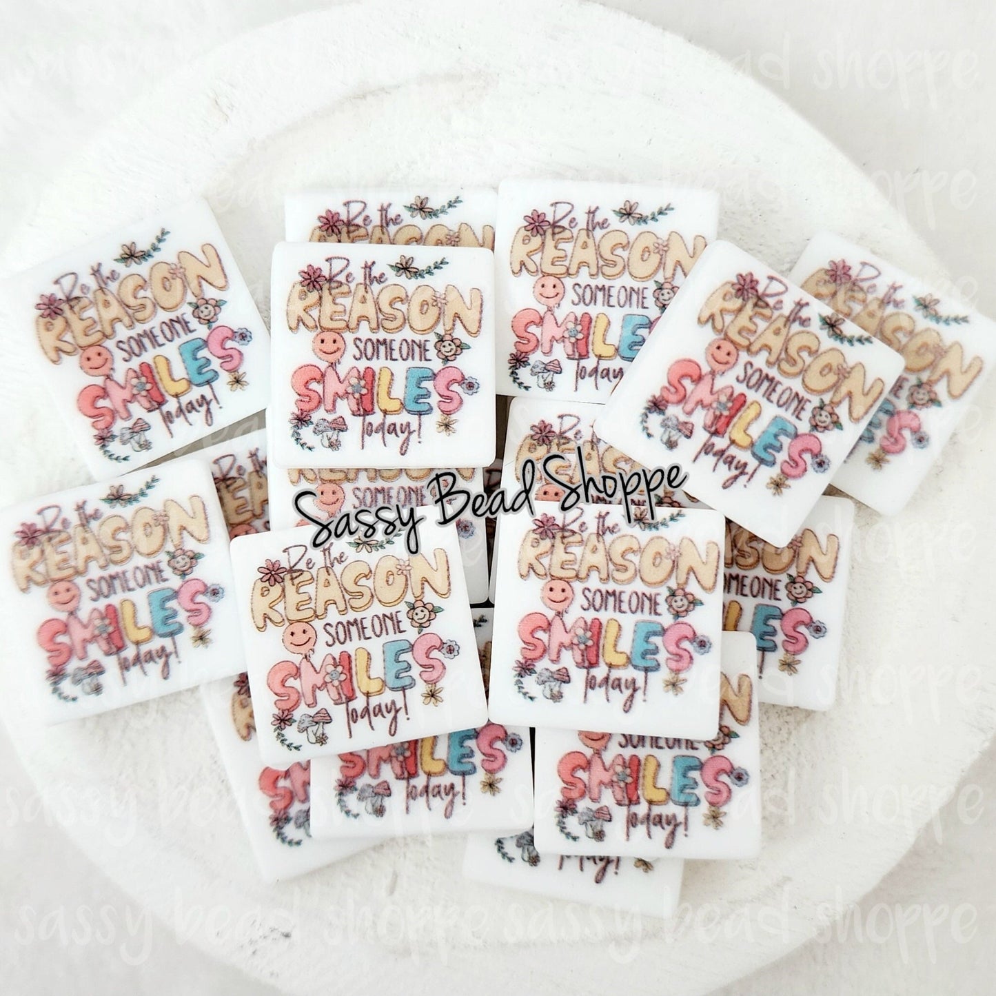 Reason Someone Smiles Focal Beads - Sassy Bead Shoppe