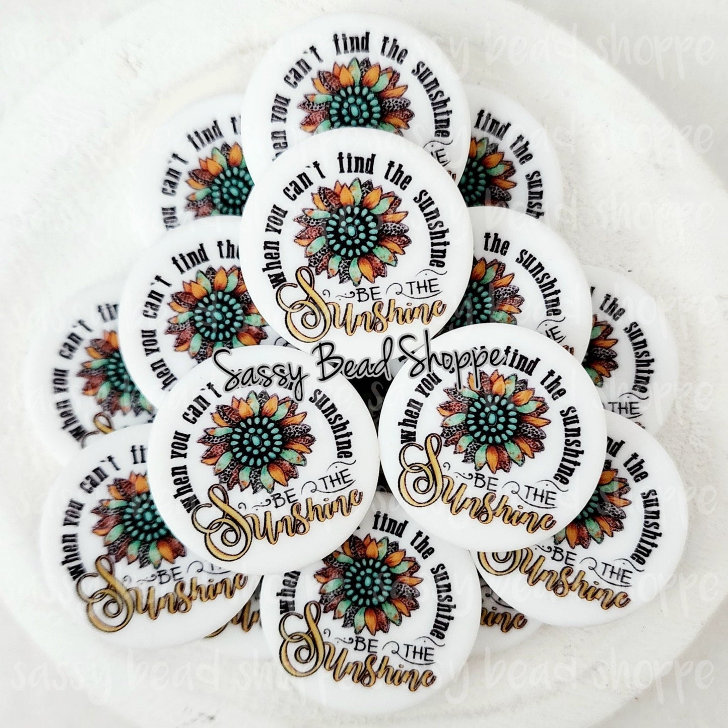 Be The Sunshine Focal Beads - Sassy Bead Shoppe