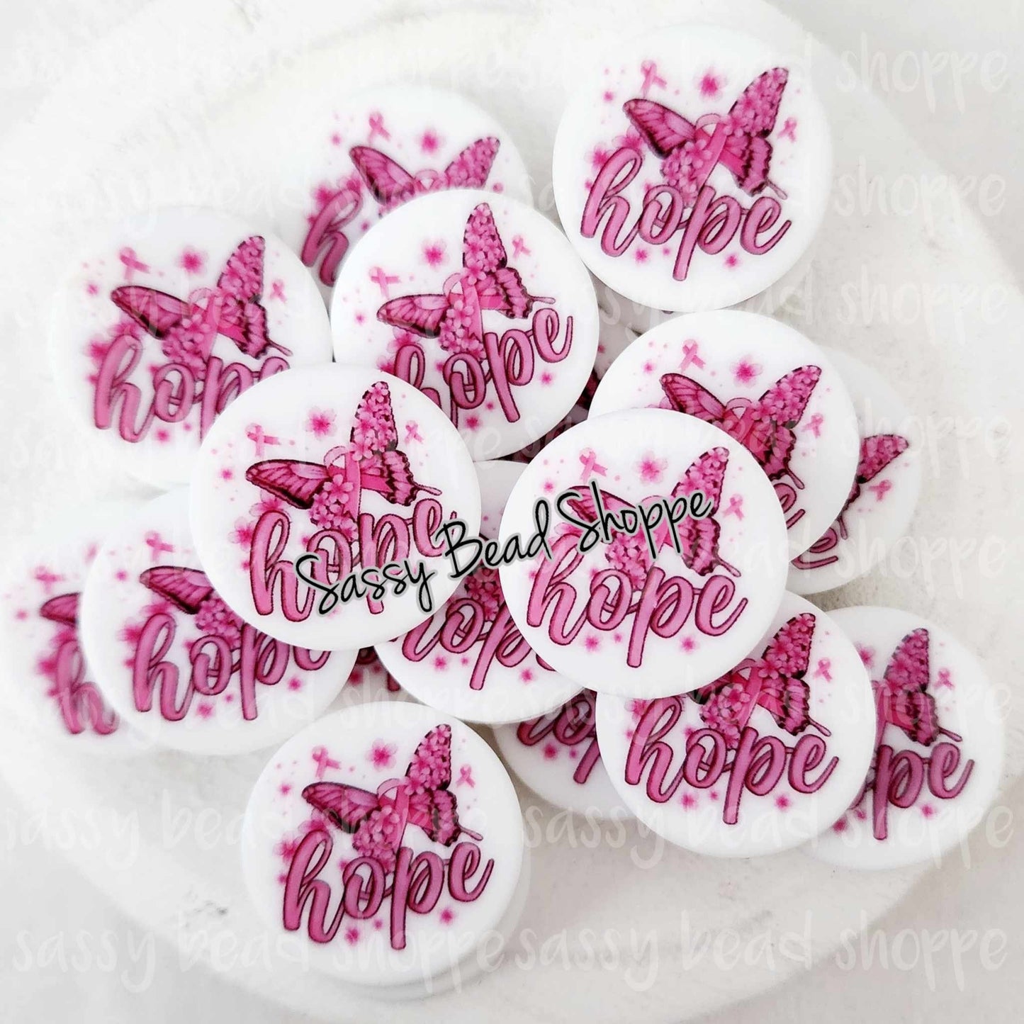 Butterfly Hope Focal Beads - Sassy Bead Shoppe