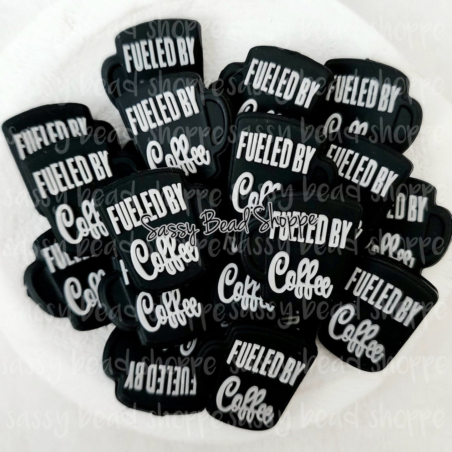 Fueled By Coffee Beads - Sassy Bead Shoppe