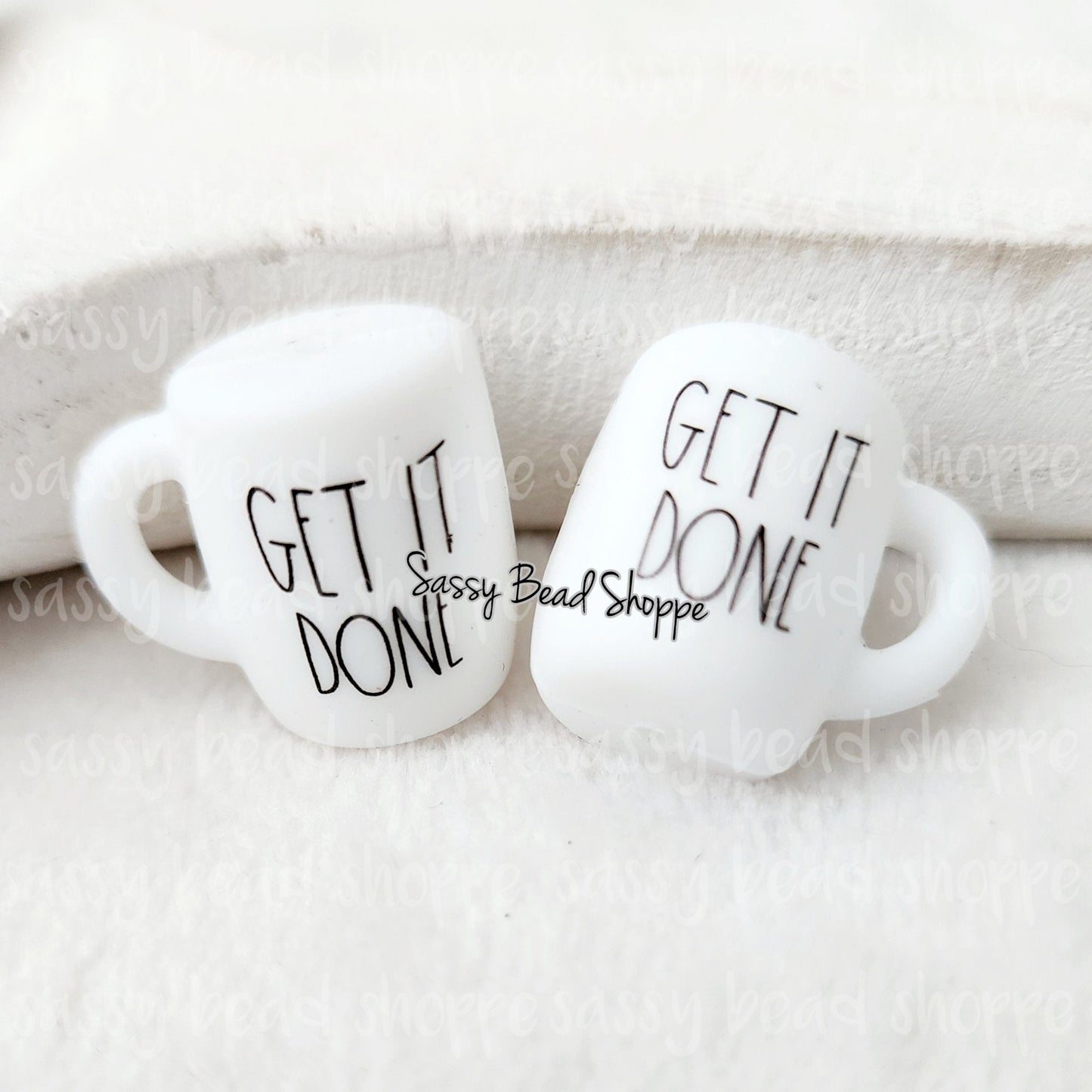 Get It Done Coffee Mug Beads - Sassy Bead Shoppe