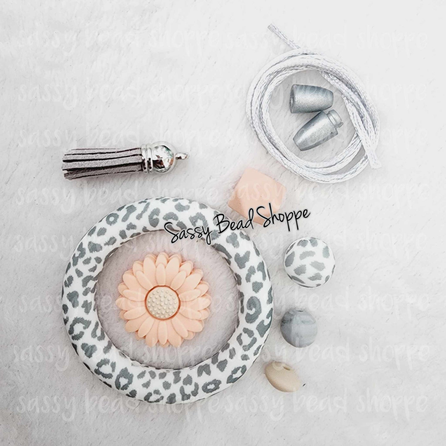 California Peach Car Charm Kit - Sassy Bead Shoppe
