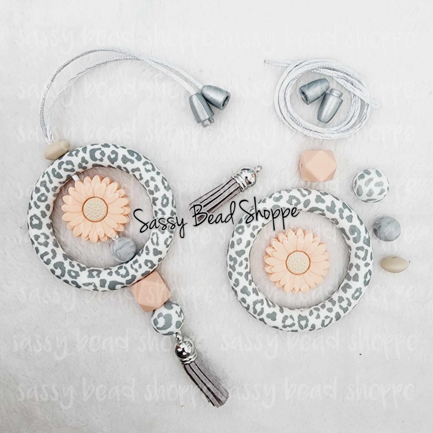 California Peach Car Charm Kit - Sassy Bead Shoppe
