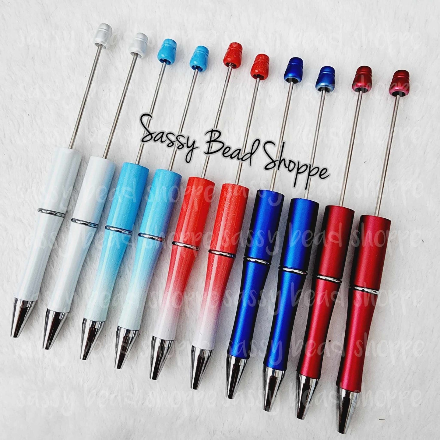 Red White & True Pen Pack - Sassy Bead Shoppe