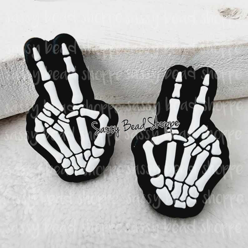 Peace Focal Beads - Sassy Bead Shoppe