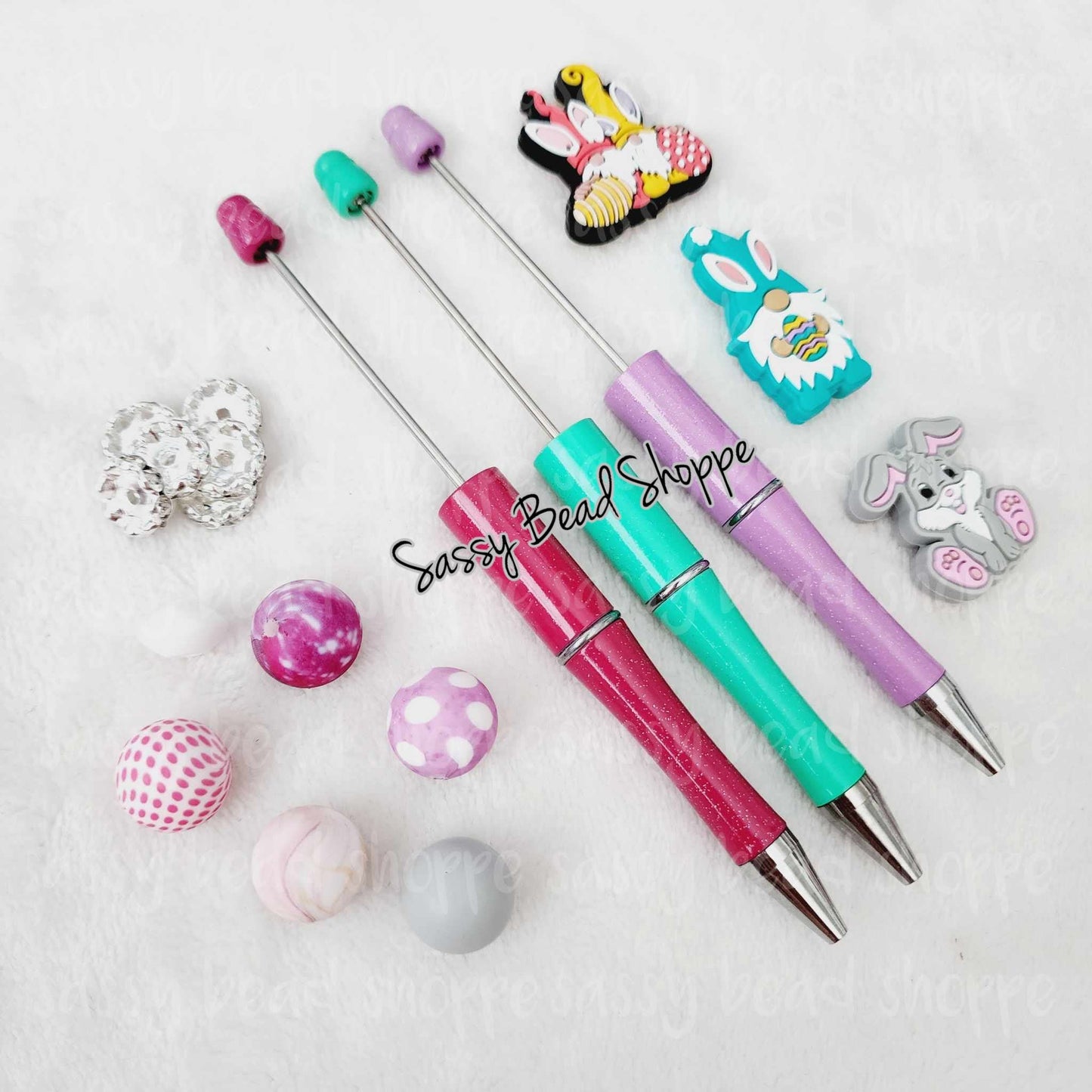 Bunny Love 3 Pack Pen Kit - Sassy Bead Shoppe