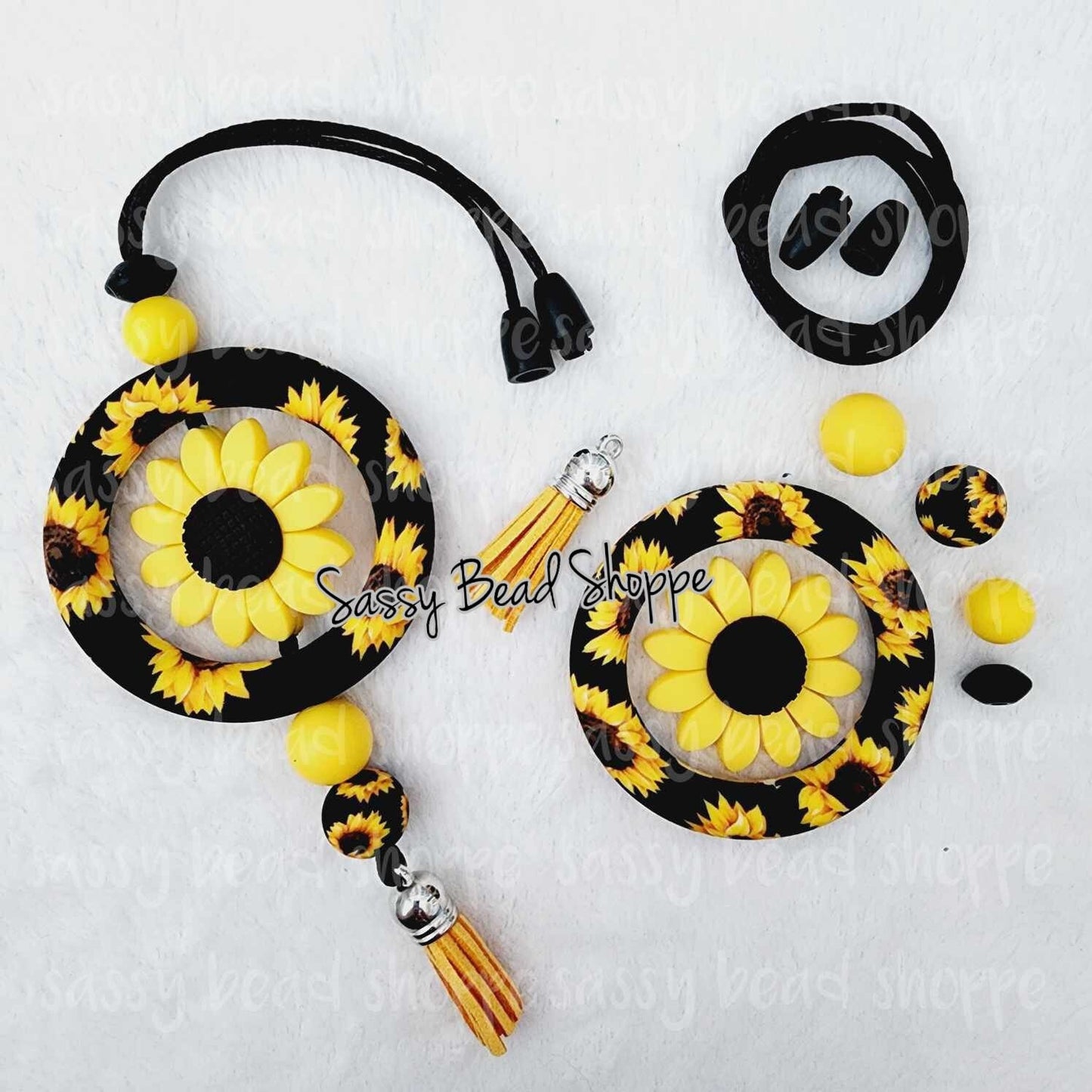 Delightful Flower Car Charm Kit - Sassy Bead Shoppe