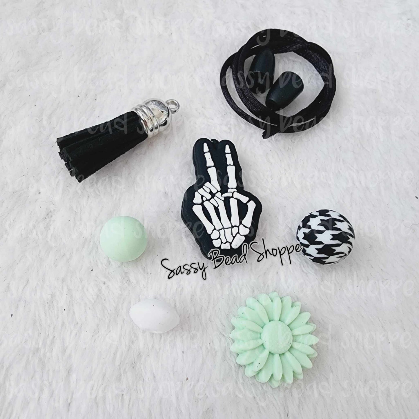 Minty Vibes Car Charm Kit - Sassy Bead Shoppe