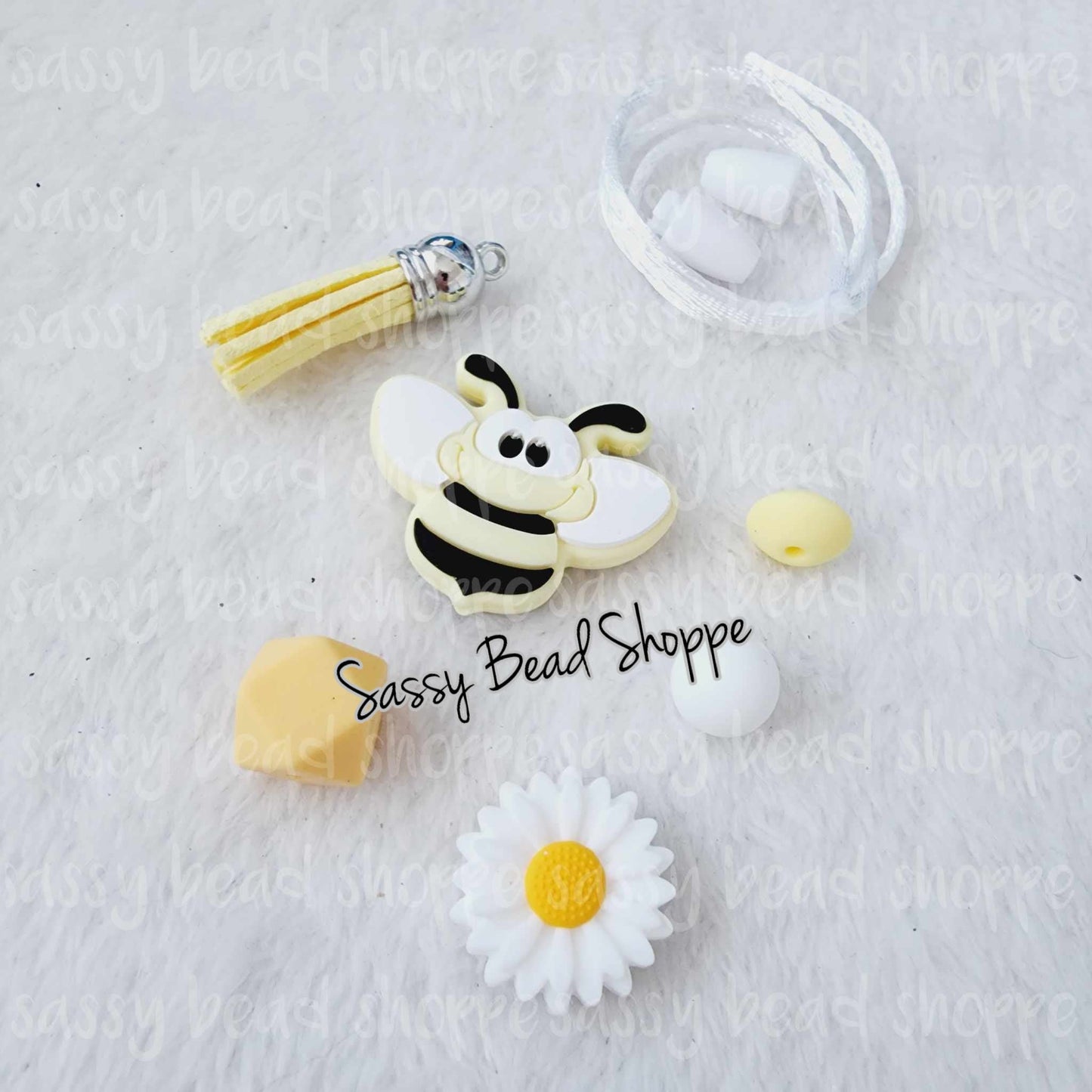 Bee Happy Car Charm Kit - Sassy Bead Shoppe