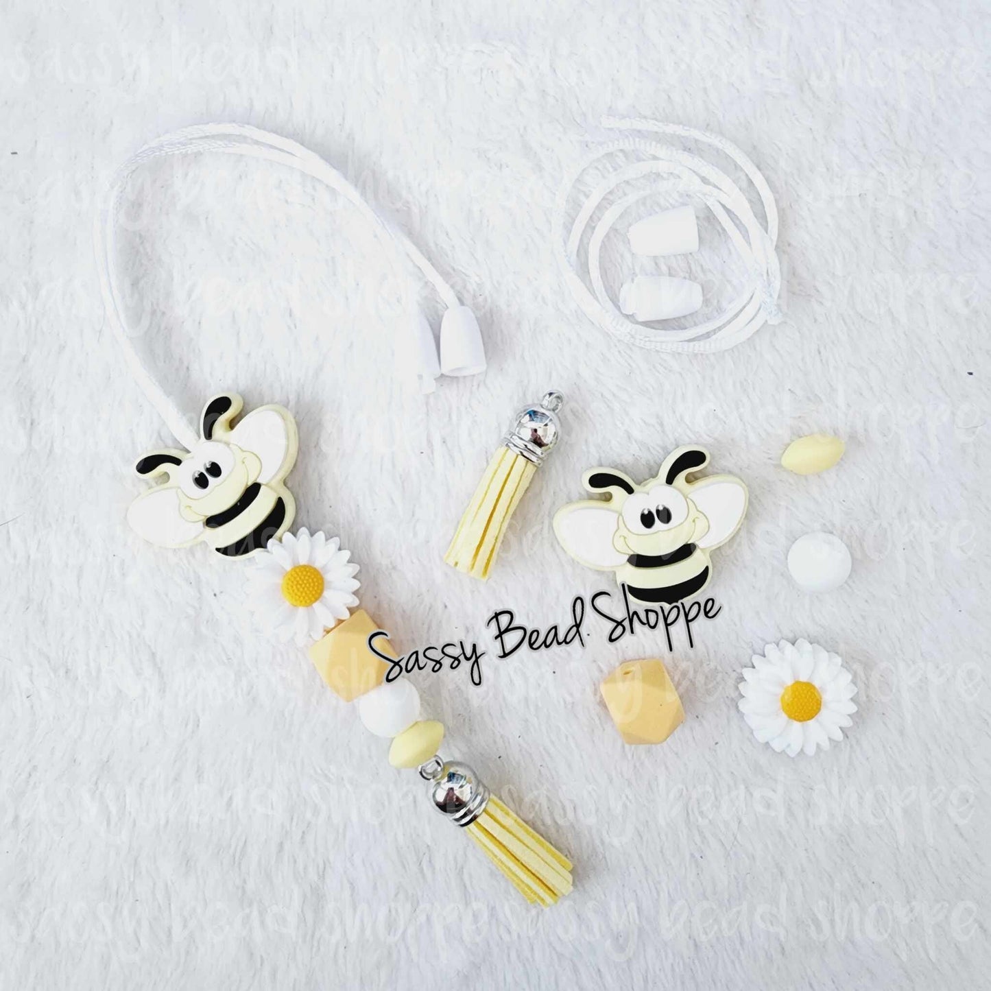 Bee Happy Car Charm Kit - Sassy Bead Shoppe