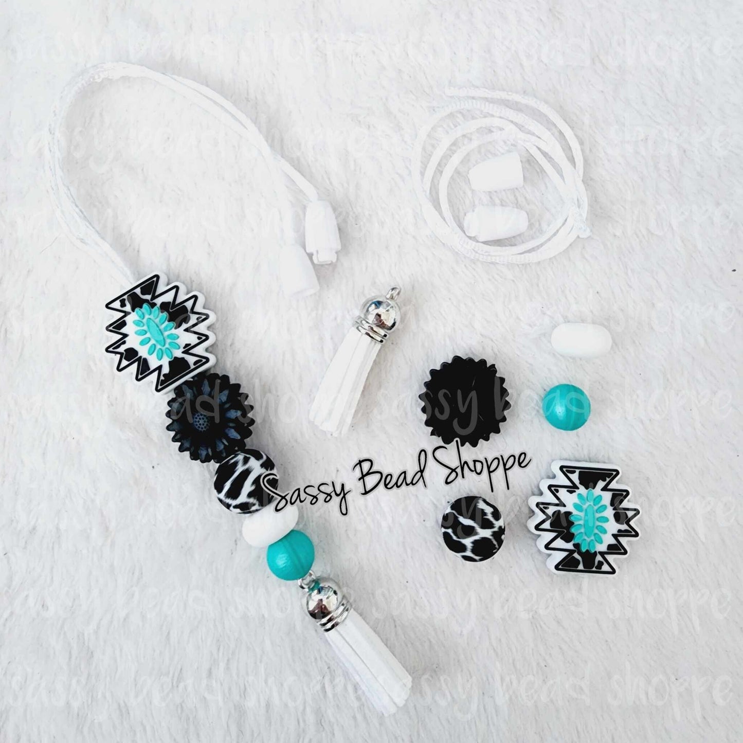 Rustic Hide Car Charm Kit - Sassy Bead Shoppe