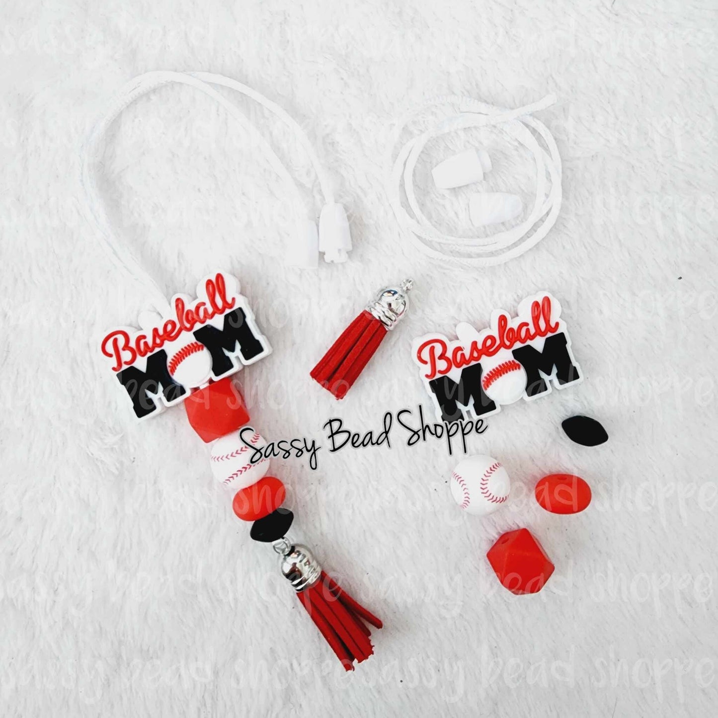 Baseball Sports Mom Car Charm Kit - Sassy Bead Shoppe