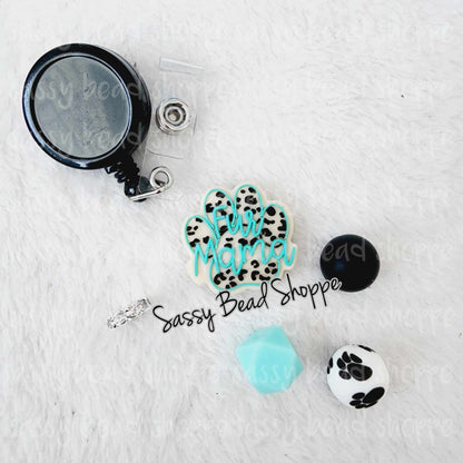 Sassy Bead Shoppe Furry Friend Badge Reel What you will receive in your kit