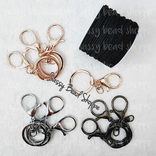 Sassy Bead Shoppe Wristlet Keychain Hardware Kit