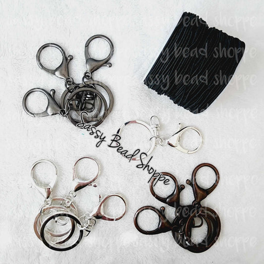 Sassy Bead Shoppe Wristlet Keychain Hardware Kit