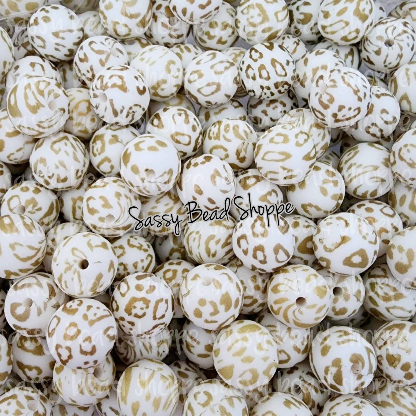 Sassy Bead Shoppe
Gold Leopard Silicone Beads