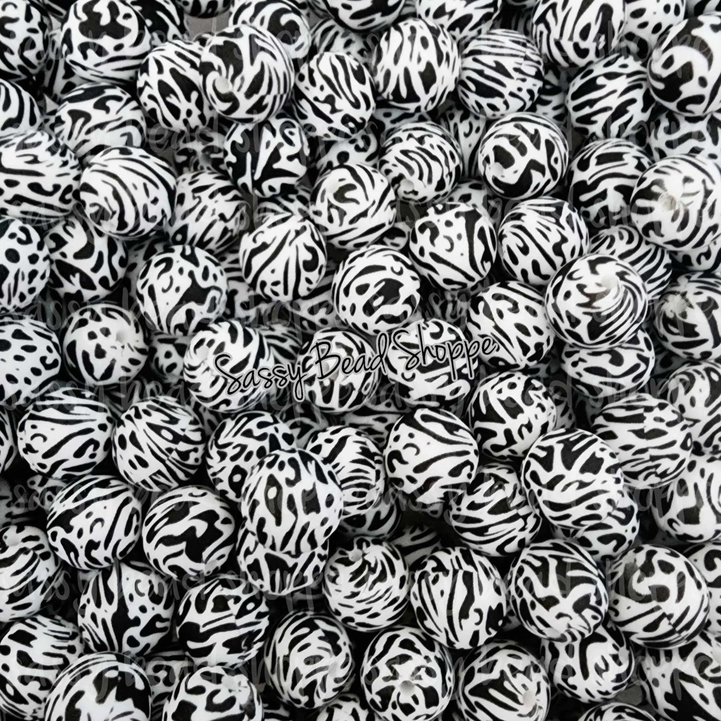 Sassy Bead Shoppe
Zebra Silicone Beads