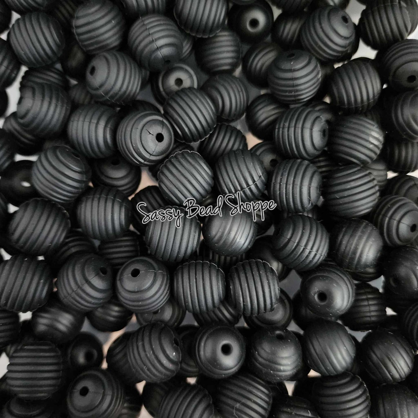 Sassy Bead Shoppe
Black Stripe Silicone Beads