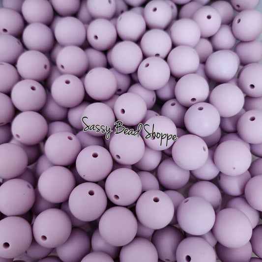 Sassy Bead Shoppe Lilac Silicone Beads
