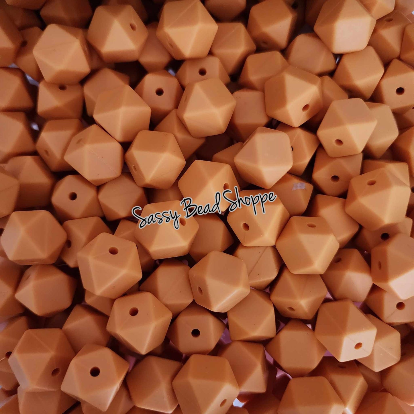 Sassy Bead Shoppe
Mango Hexagon Silicone Beads