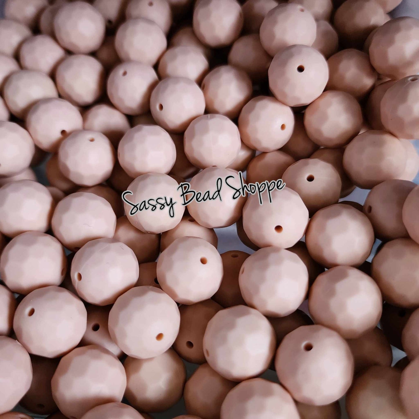 Sassy Bead Shoppe
Peach Faceted Silicone Beads