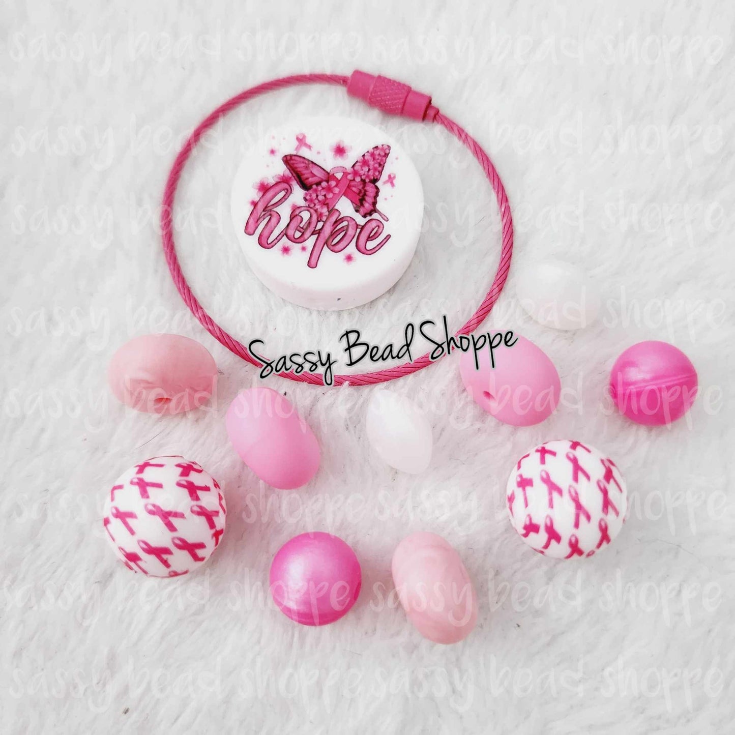 I'm a Survivor Tumbler Charm Kit - Sassy Bead Shoppe
