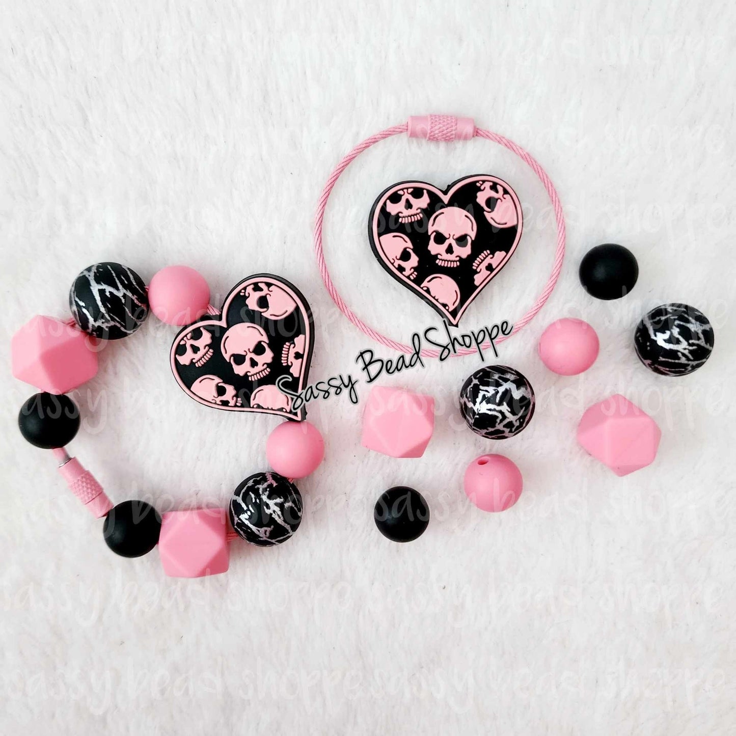 Hardcore Love Tumbler Charm Kit - Sassy Bead Shoppe