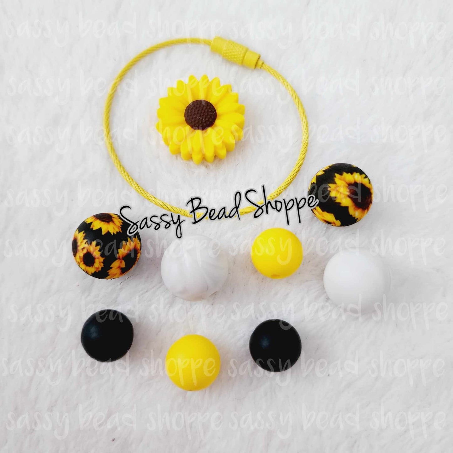 Sunflower Days Tumbler Charm Kit - Sassy Bead Shoppe