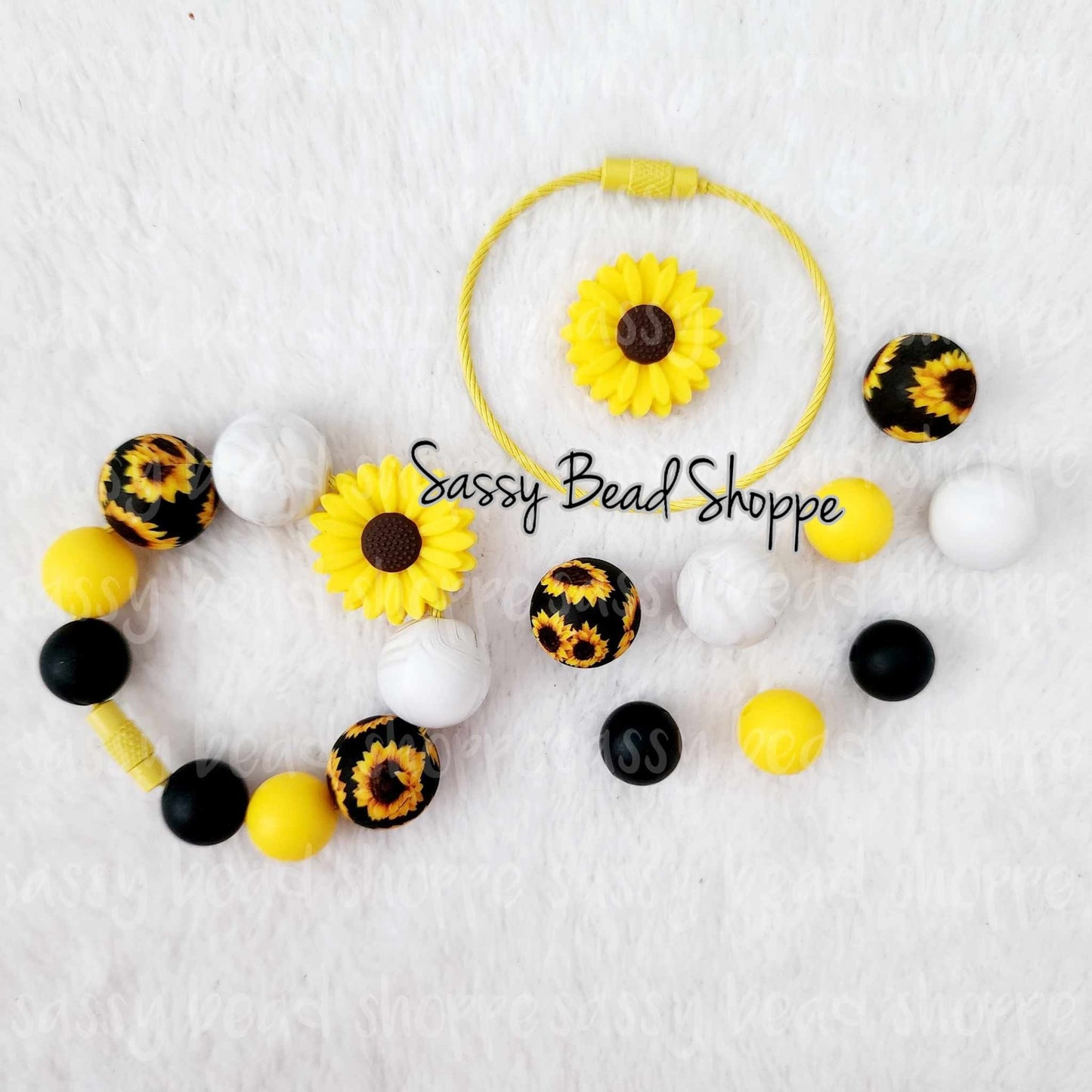 Sunflower Days Tumbler Charm Kit - Sassy Bead Shoppe