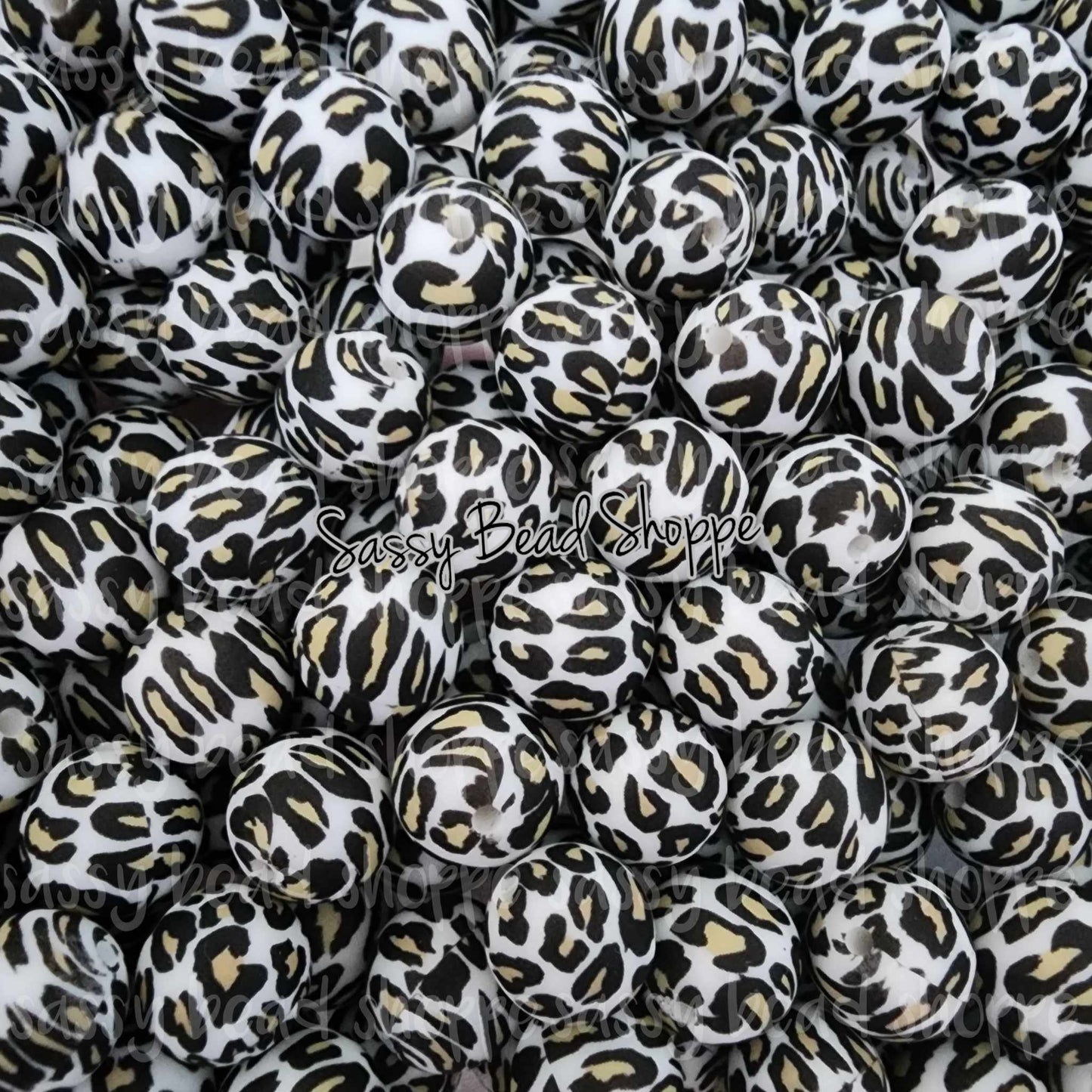 Sassy Bead Shoppe
White Leopard Silicone Beads