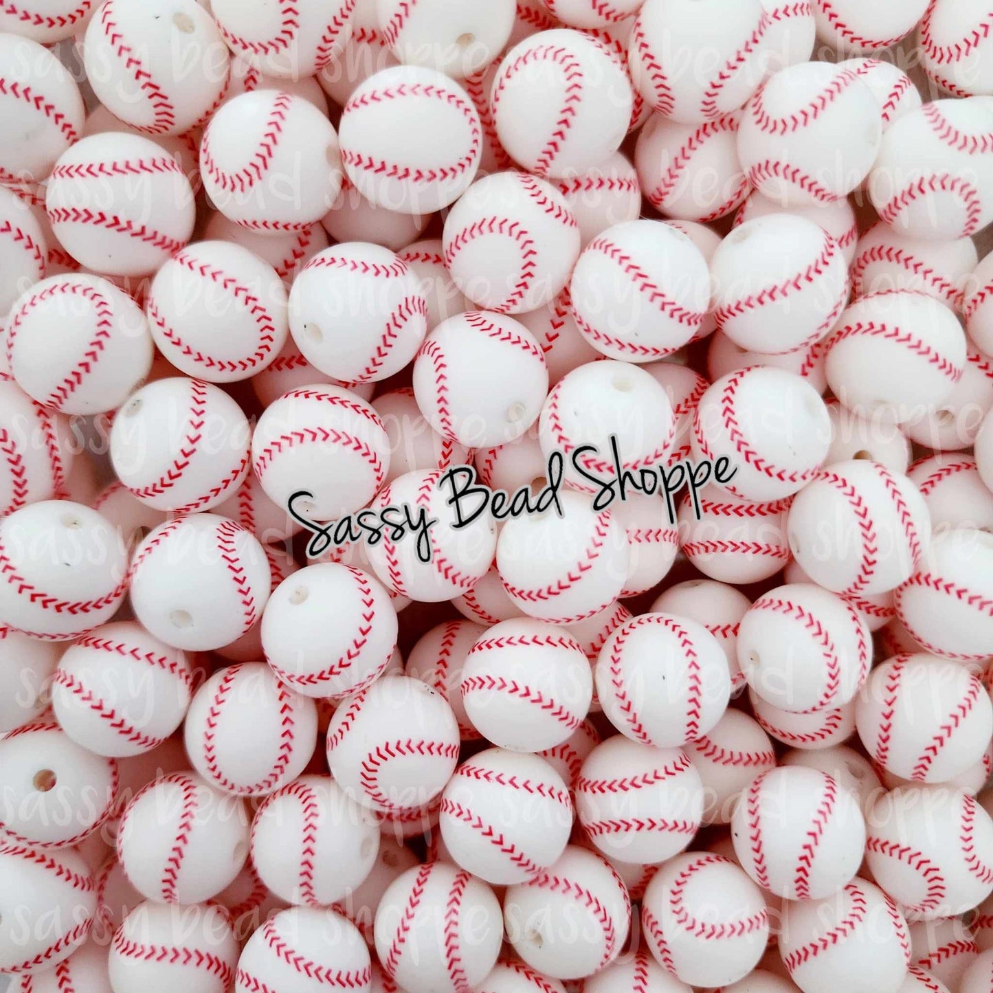 Sassy Bead Shoppe
Baseball Silicone Beads