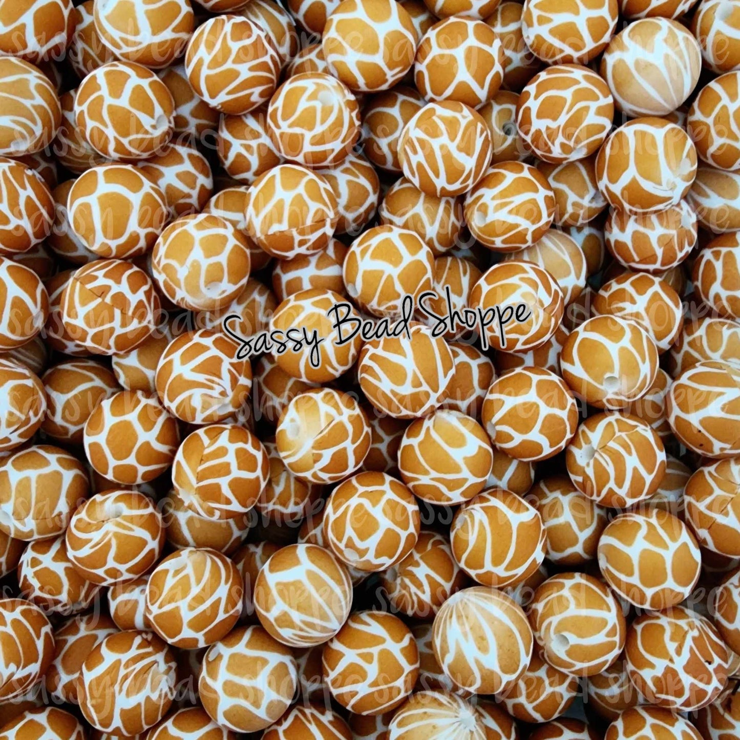15mm Giraffe Silicone Beads - Sassy Bead Shoppe