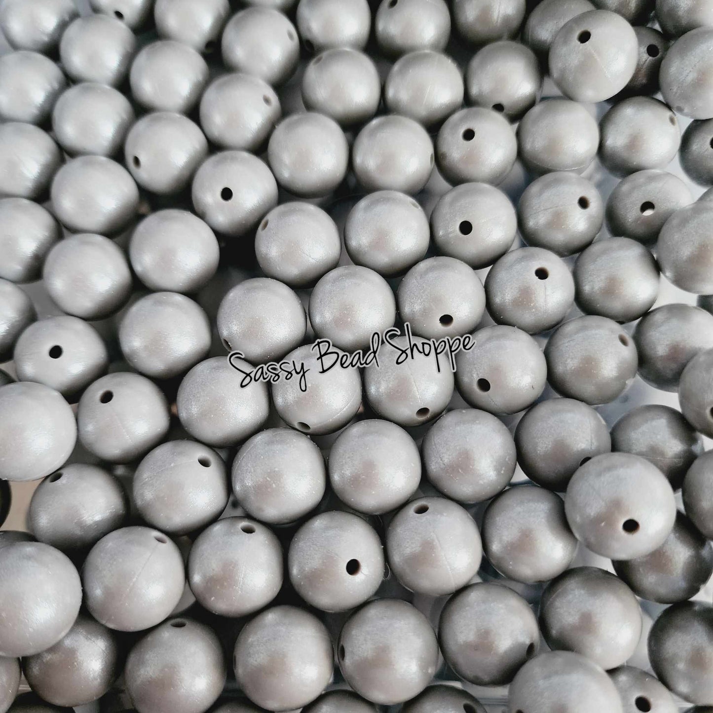 Sassy Bead Shoppe
Gray Shimmer Silicone Beads