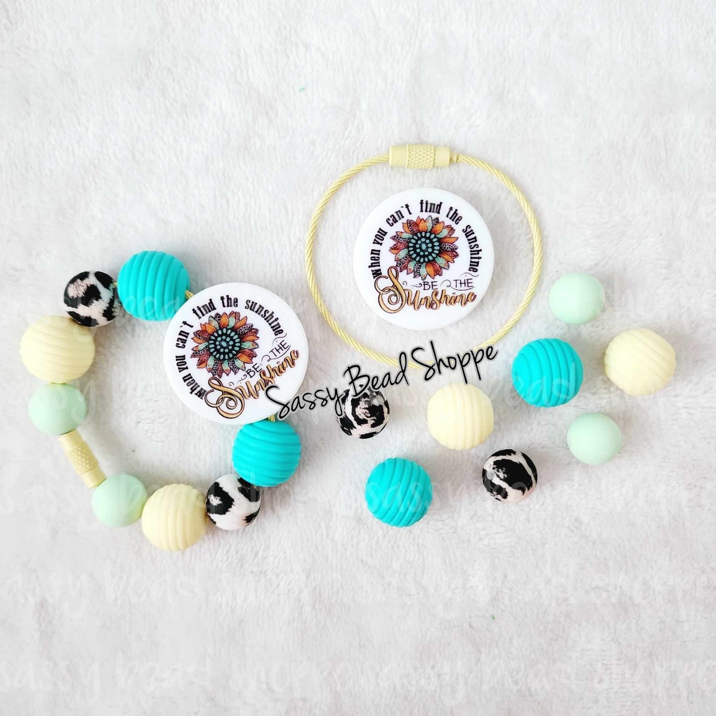 Sunshine Attitude Tumbler Charm Kit - Sassy Bead Shoppe
